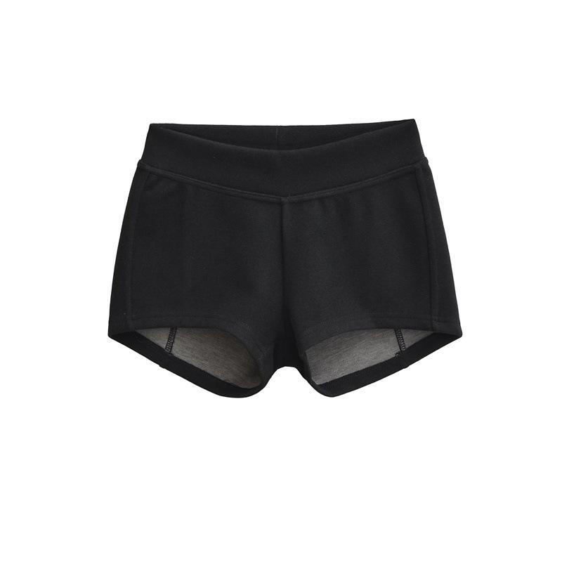 

American Spicy Girl Low-Waist Sports Shorts: Women’s Summer Slim Fit Hip-Hugging Sexy Hot Pants Medium чёрный