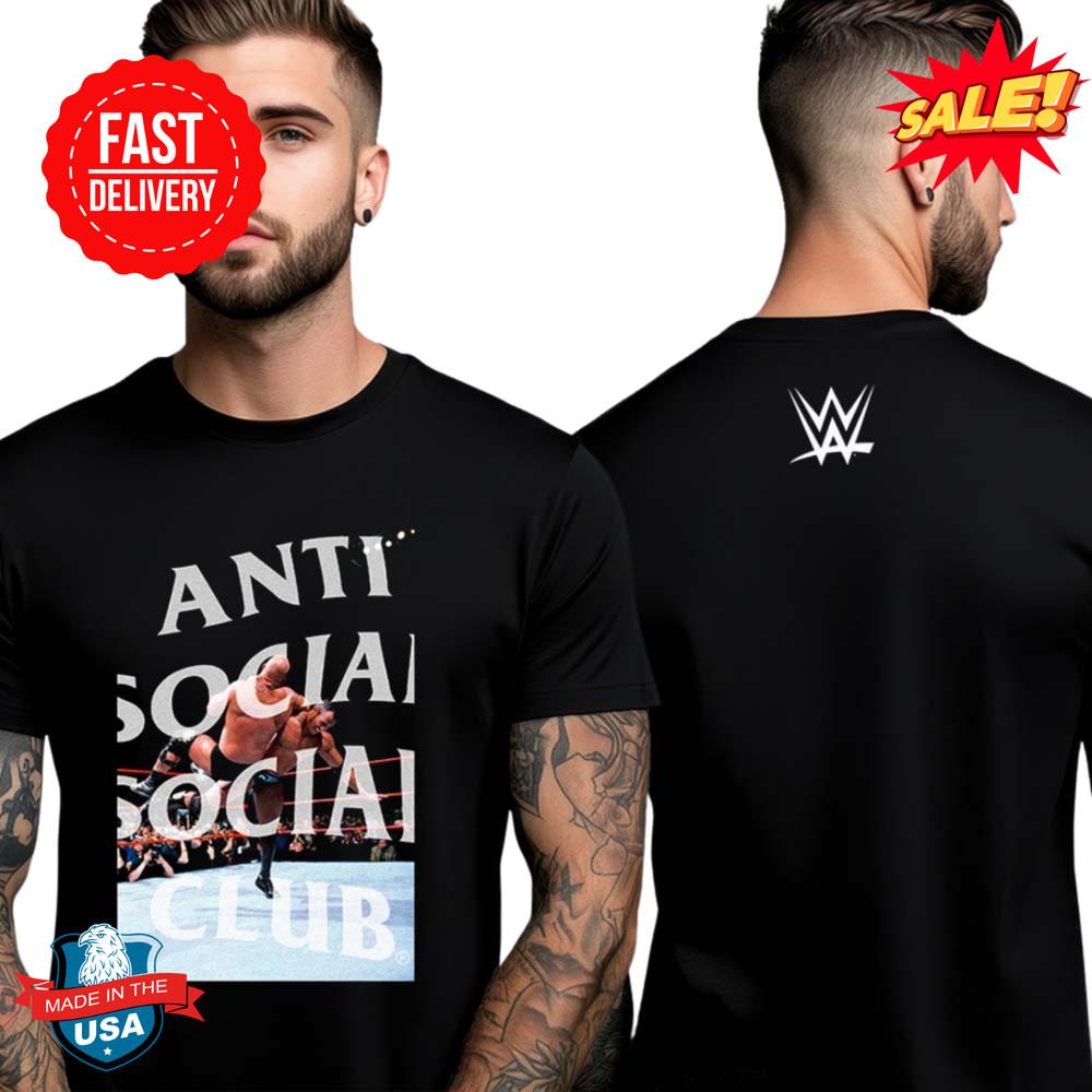 ASSC x WWE Collab 2025 The Rock Two Sided Classic T-Shirt