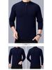 Men's New Arrival Half-Zip Knit Sweater - Thick, Warm, Pure Color for Autumn/Winter