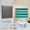 Graffiti WiFi Smart Switch: Universal Control for Single Live & Neutral, Supports Google, Alexa & XiaoAI.