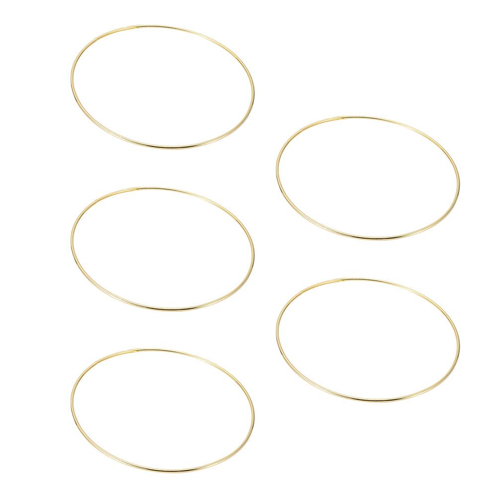 5Pcs Metal Dream Catcher Circles High Quality Iron Craft DIY Rings for Wreath Wedding Decor Home Decoration Accessories