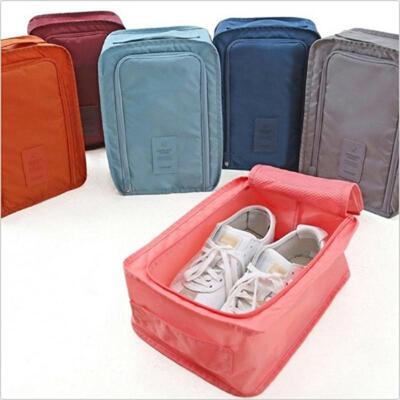 Reisetasche zur Aufbewahrung, einfache Reißverschlusstasche, wasserdichte Wäsche-/Schuh-Organizer-Box