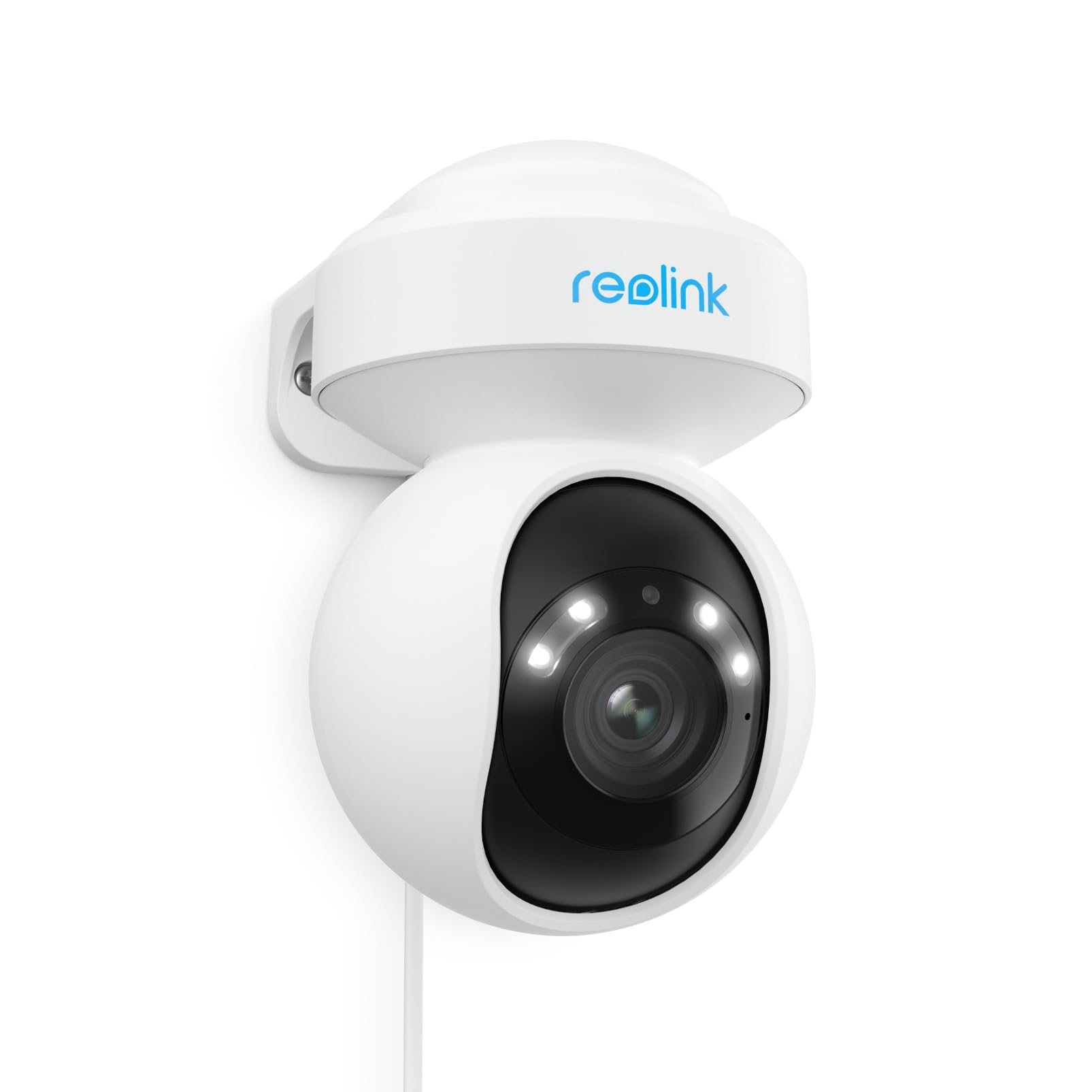 

REOLINK Security PoE 3x Optical PTZ Auto Tracking and Outdoor IP Auto Color Night Sensor Voice and Light Continuous Remote SD Card NVR E1 Outdoor PoE білий