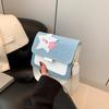 Stylish Summer Patchwork Women's Bag 2024 Trendy Denim Star Crossbody Shoulder Bag