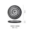 Creative Pasta Western Pizza Plates Ceramic Steak Plates Simple Stone Pattern Flat Tray Japanese Cuisine Home Restaurant Plate