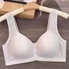 Front Buckle Push-Up Wire-Free Nursing Bra for Plus Size and Older Women