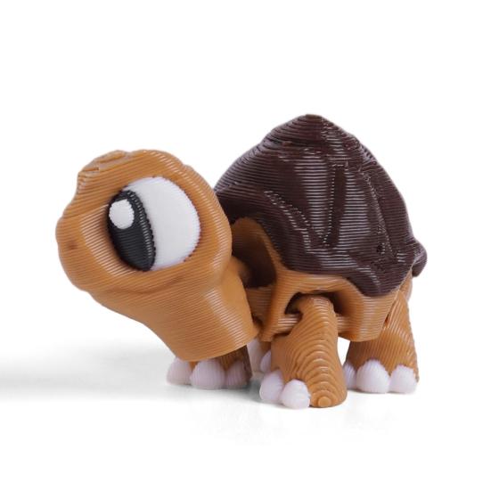 3D Printed Animal Figurine Movable Joints Panda Sheep Bear Seal Monkey Owl Turtle Figure Articulated Animal Model Fidget Toy Decoration Ornament