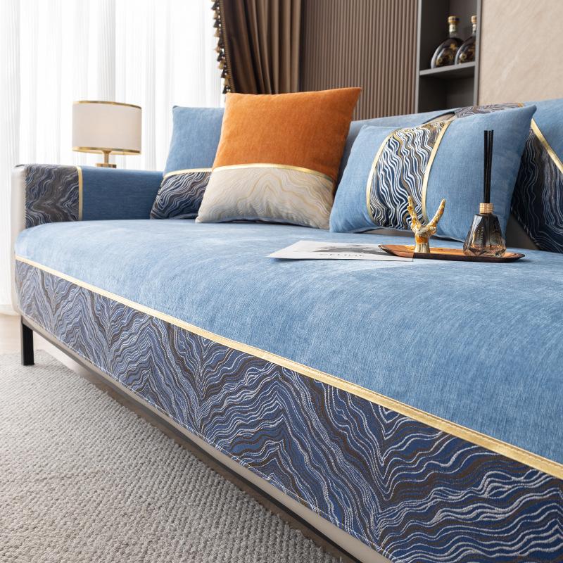 

Chenier Sofa Cushion, Universal In All Seasons, Light Luxury, High-End Non-Slip Simple Seat Cushion, Sofa Cover, All-Inclusive Universal Cover 70*70cm