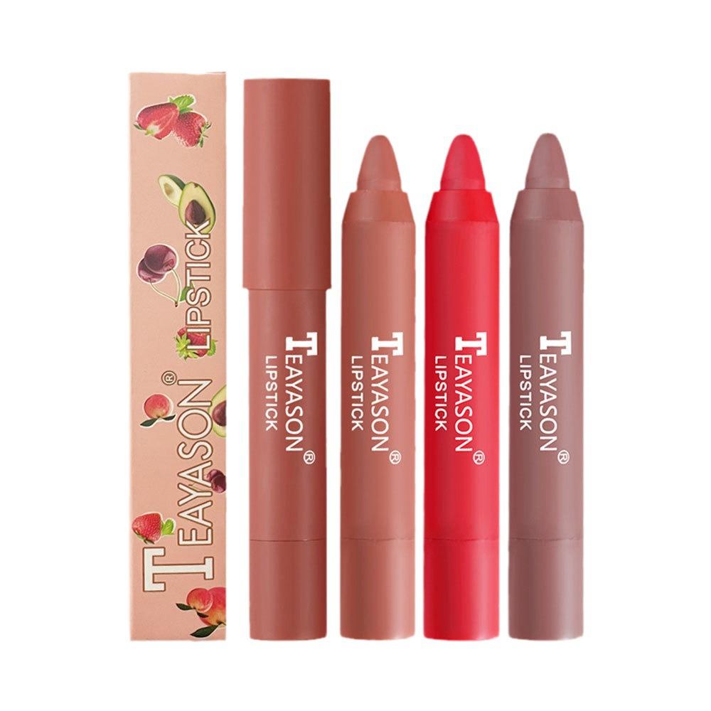Exclusive Cross-Border Twist Lipstick Pen: Pigmented, Moisturizing Matte Lip Gloss & Easy-Apply Lip Glaze