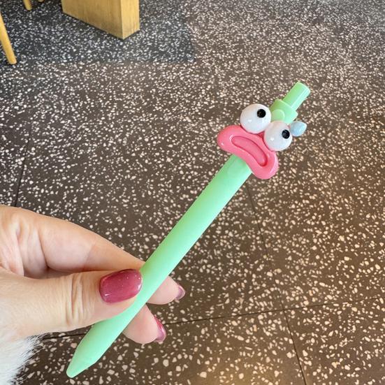 Large Mouth Ballpoint Pens Cartoon Gel Pen Cute Students Stationery Pen Fun