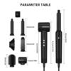 7 In 1 Multi Styler Ionic Hot Air Brush1400W BLDC Motor High Speed Hair Dryer One Step Hair Straightening Curling Air Styler