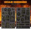 Multi-shaped graphite oil baths and crucible molds, suitable for smelting, casting, and refining gold, silver, metals, aluminum, copper, and brass
