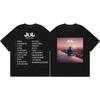 2026 Rapper Jul Oubliez Moi Graphic T Shirts High Quality Fashion Short Sleeve T-shirts Men Women Clothing Harajuku Hip Hop T-shirt Short Sleeve Tee