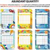 Outus 122 Pieces Classroom Incentive Chart for 6 Designs with 1760 Pieces Colorful Star Stickers for Classroom Teaching Kids Behavior Chore Reward