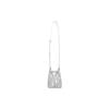 New MLB Monogram Collection Polyester Bucket Bag, Shoulder Bag, Crossbody Bag Mini Unisex Light Gray 3ABMS022N-43GRS