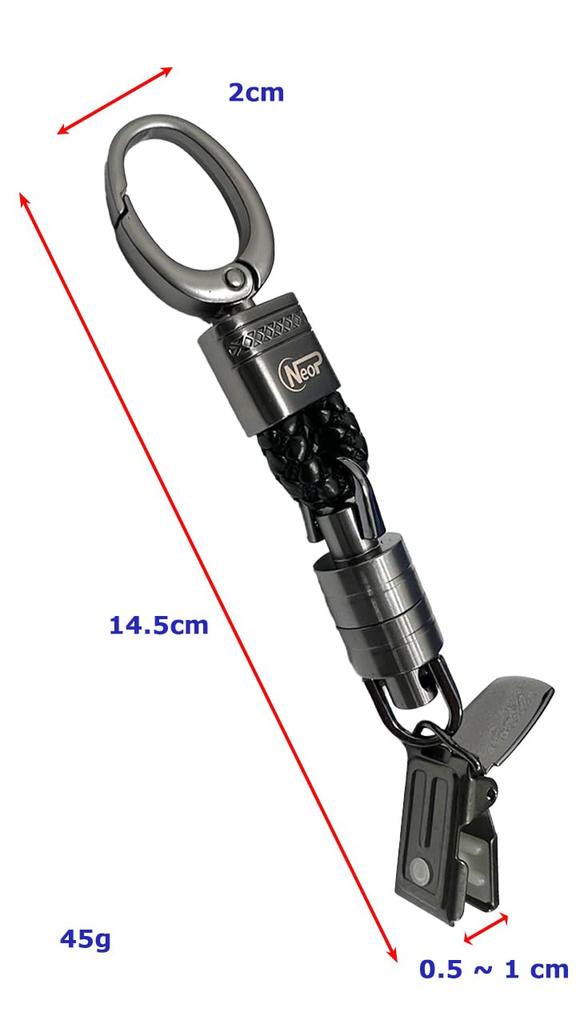 NEOPLANET Golf Putter Cover Holder with Strong Stylish Design KEEPER Short Type Magnet, (NEOPLANET (Clip Mount))