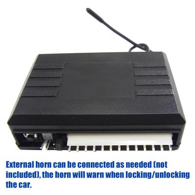 Car Keyless Entry System Universal Auto Remote Central Door Lock Kit 12V with Control Box & LED