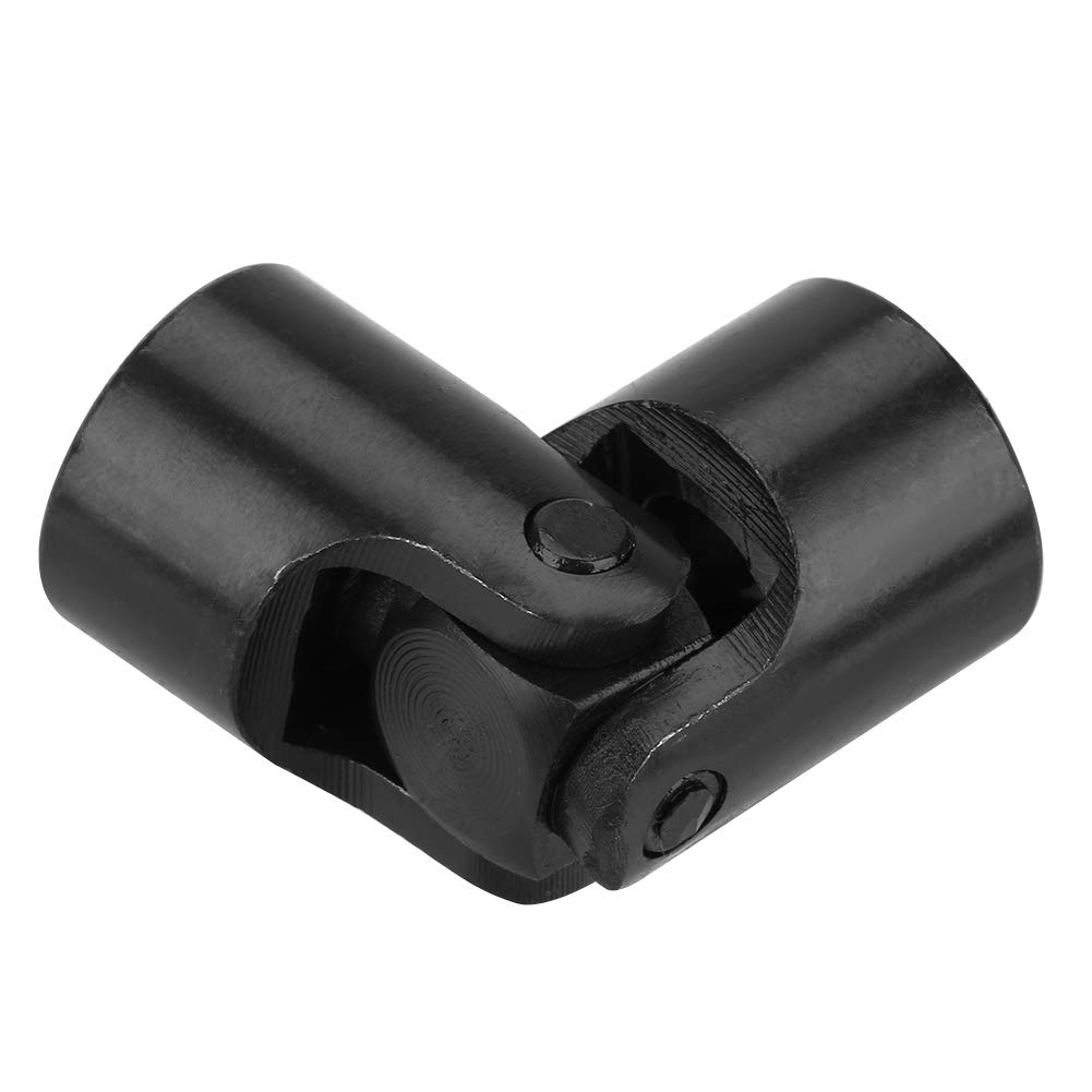 Universal Joint Steering Black Shaft Coupling Motor Connector U Joint Coupler 12x24x56mm