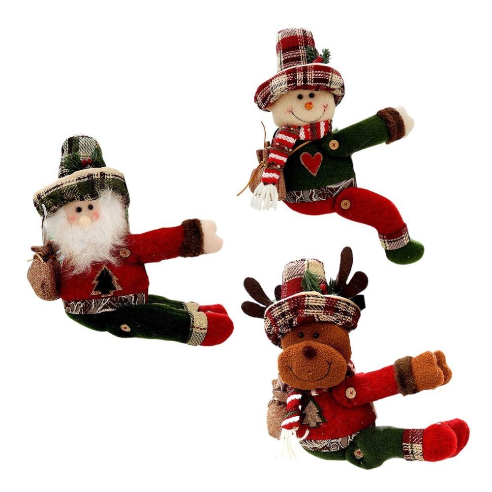 

Snowman Santa Claus Curtain Tieback Elk Cartoon Curtain Buckle Fixed Curtain