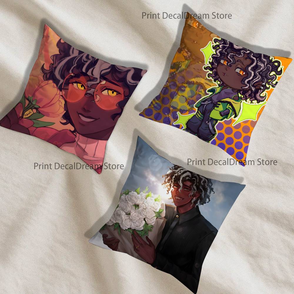 Game E-ERROR143 M-Micah Yujin Cushion For Bedroom Car Coffee Shop Room and Living Room Sofa Decorative Pillow Cover Case