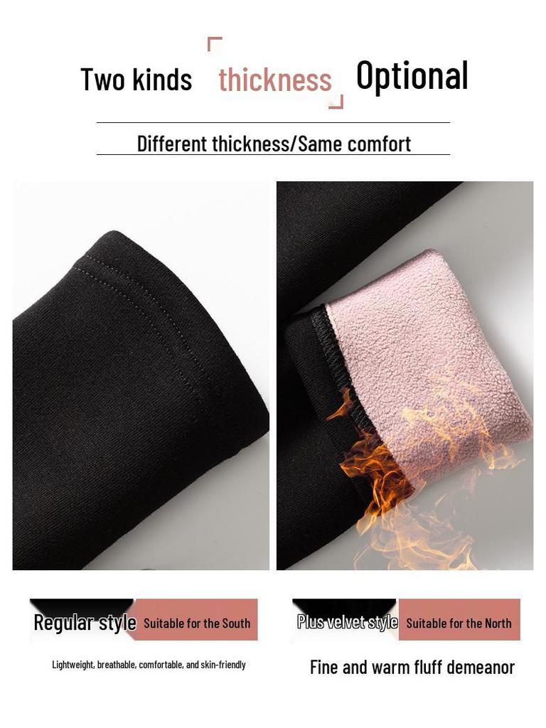 Maternity Leggings: Cotton Nine-Point Pants with Belly Support, Plus Size, Spring/Autumn Style, Plus Velvet for Pregnant Women.