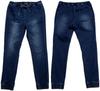 Cavalier Unisex Denim Jogger Skinny Slim Cool To the Size 48 BLEACH Men's Pants, Fit, Stretch, Touch, CATN22-17, (XL),