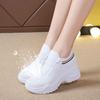 2026 Neue Damen Plateau-Sneaker Sommer Atmungsaktiv Lässige Sneaker Höhensteigernd Weiße Schuhe Laufschuhe Damenmode