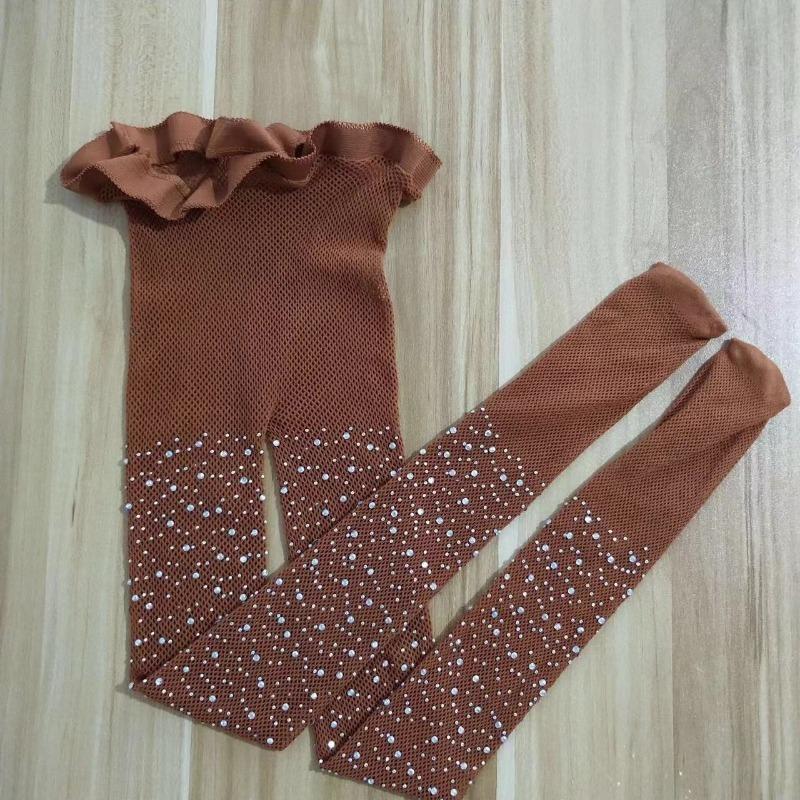 

1-13 лет балетные колготки для девочек модные детские блестящие сетчатые колготки в сетку детские чулки детские леггинсы со стразами one size