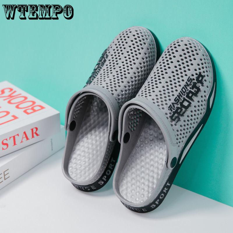 

Мужская пещерная обувь Дышащая корейская версия пляжные сандалии двойного назначения Пара Платформа Тренд Носить Тапочки для мужчин