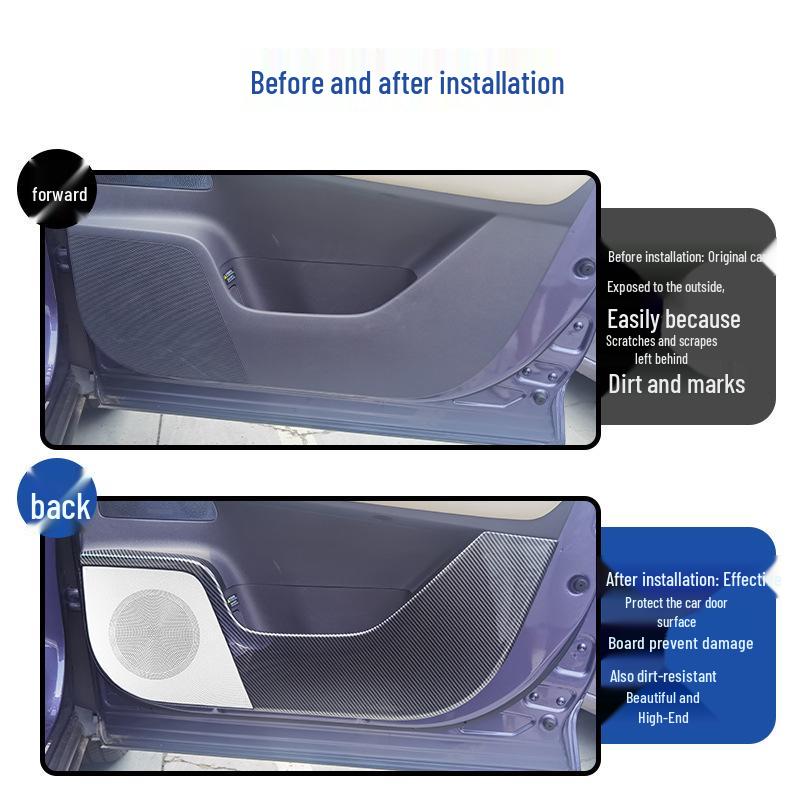 Nissan NX8 Car Door Interior Trim Kick-Proof Decoration for 26 Models