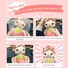 Non-Toxic Metoo Doll Plushie Kawaii Flower Fairy Angela Plush Toys Pillow Cartoon Decoration Gift For Kids Friends