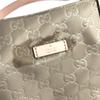GUCCI 282439 GG logo Bag Tote Bag Hand Bag Leather / Nylon pink/gray