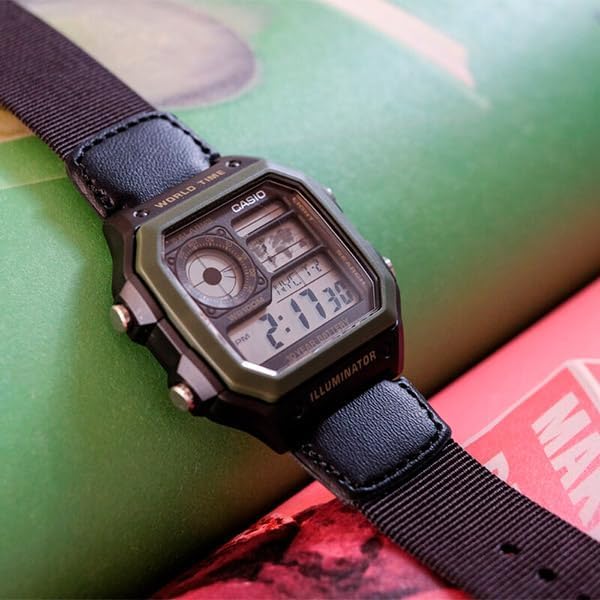 Casio AE-1200WHB-1B Men's Digital Watch (Imported)