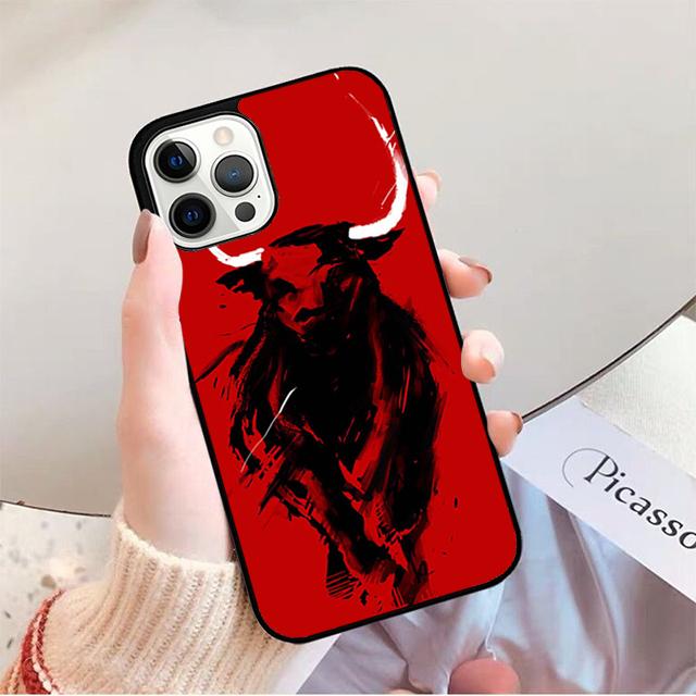 Bullfight Bull Fighter Phone Case for iPhone 17 Air 16 16e 15 Plus for Apple 13 11 12 14 Pro Max Cover Coque Fundas