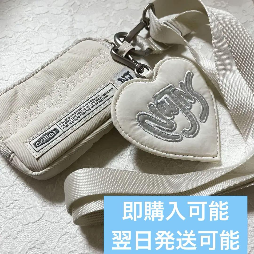 

[USED] New Jeans × COLLER Card Wallet White