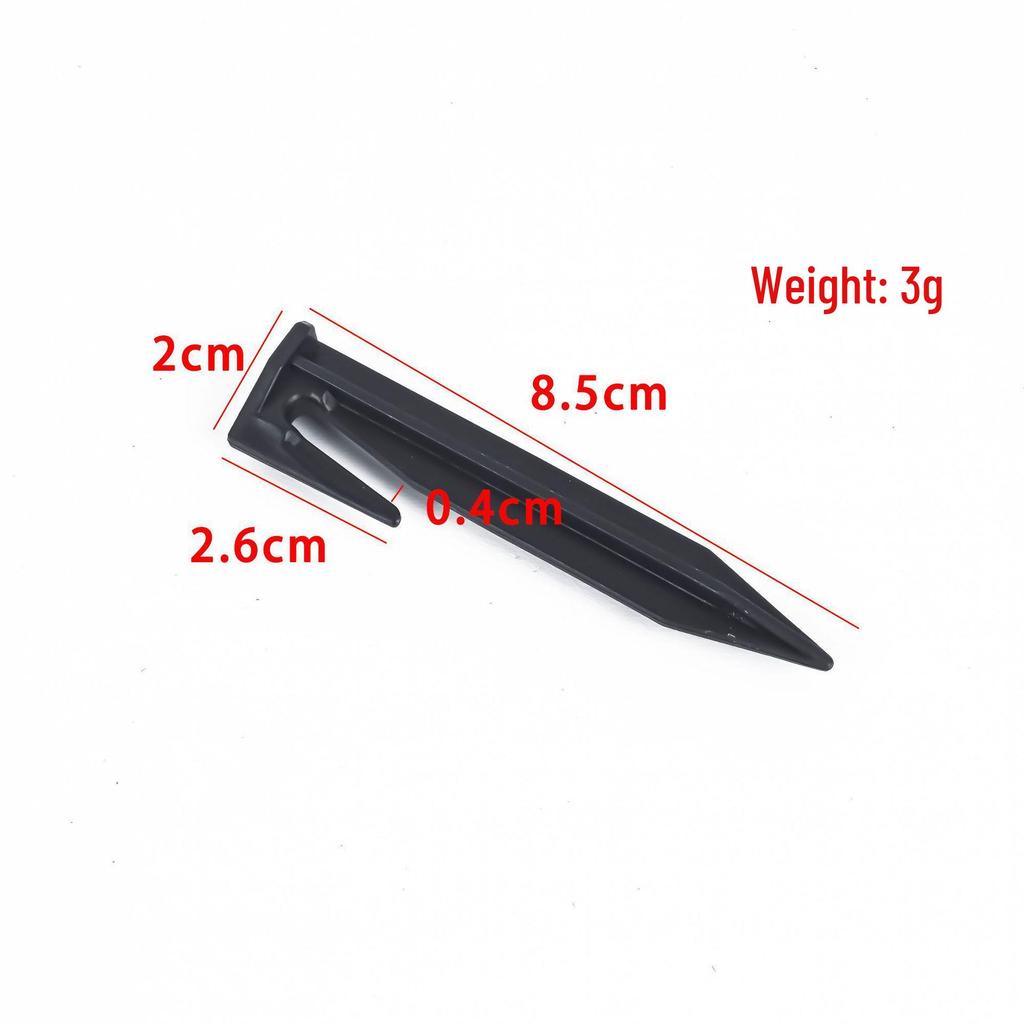 Outdoor Windproof Threaded Tent Pegs - Plastic Ground Pegs for Camping and Beach Awnings