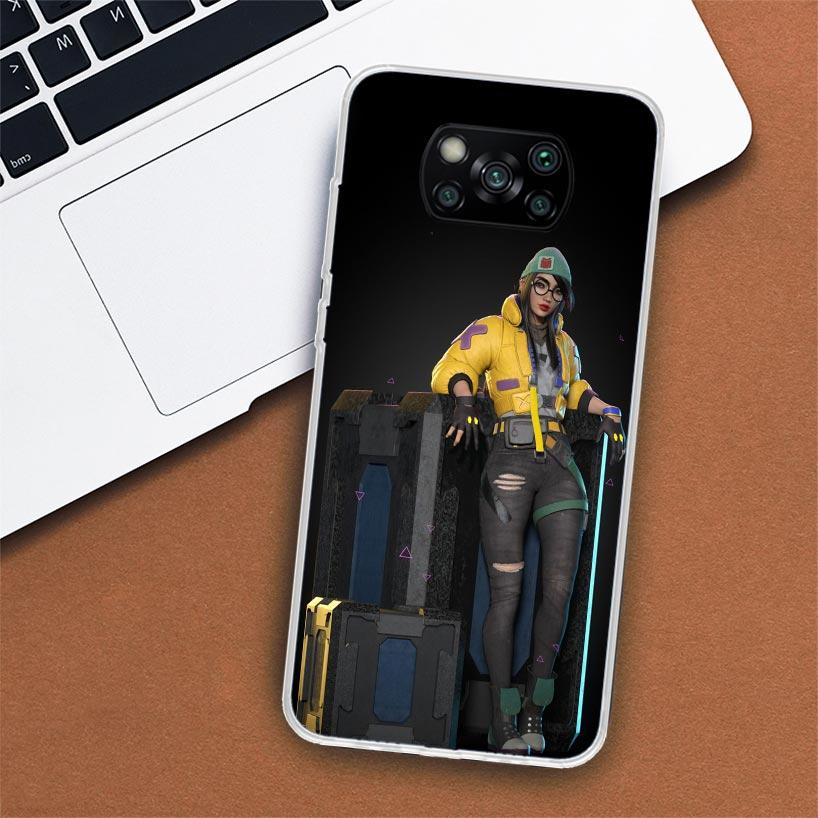 Valorant Killjoy Phone Case For Xiaomi Poco X3 Nfc X4 Gt X5 Pro M5S M4 M3 M2 F5 F4 F3 F2 F1 Mi Note 10 Fundas Shell