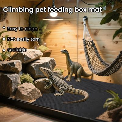 Reptilien Teppich Einstreu Zuschneidbarer Terrarium Bodengrund Einlage Rutschfest Bartagamen Becken