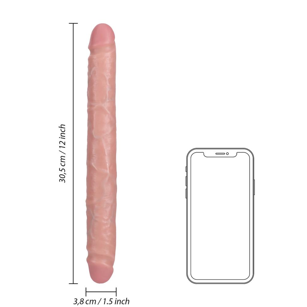 RealRock - Realistic Dildo - Double-sided 35.6 Cm