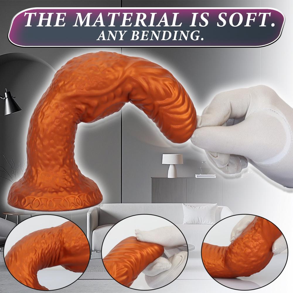 Extra Large Alien Foreskin Silicone Dildo & Anal Plug Masturbator