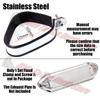 For SC project Arrow Yoshimura AK Brother Mivv Leovince Austinracing Etc Exhaust Tail Pipe Carbon Fiber Stainless Fixed Clamp