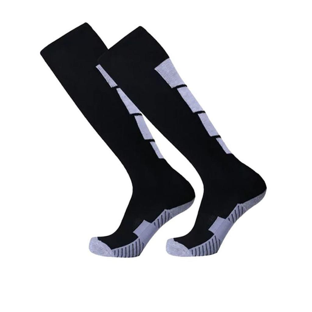Men's Knee High Soccer Socks Athletic Performance Football Socks with Cushioned Sole and Arch Support for Sports and Training