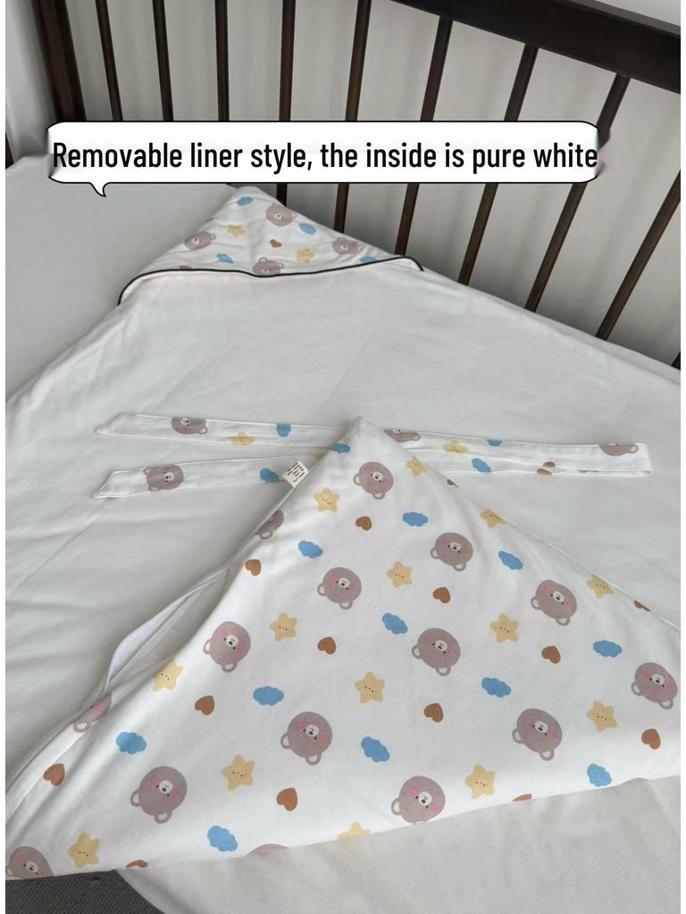 Pure Cotton Knitted Baby Swaddle Blanket for All Seasons