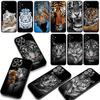 Phone Cover for Apple iPhone 17 16 15 11 Pro XS Max XR 6 7 8 Plus + SE 2020 5 16E Case Tiger Animal Casing
