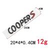 Car Rear Trunk Emblem Badge Stickers Decals for Mini Cooper S Paceman F56 R55 F55 F56 R58 R60 R61 F60 F57