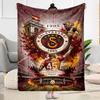 Galatasaray 112 Blanket Ultra-Soft Perfect for Picnics Office Bed All-Season Use Digital Print Perfect Gift for Relatives and Friends
