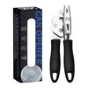 Stainless Steel Can Opener Multi Functional Manual Tin Opener with Ergonomic Handles for Easy Opening of Cans Bottles and Jars