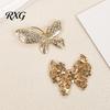 Non-fading Butterfly Brooch Rhinestone for Women, Shape Lapel Pin Clip, Sweater Cardigan Coat Suit Scarf Jewelry Accessories Decorative Accessory