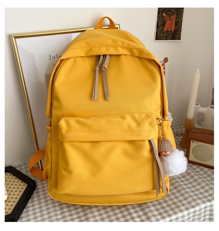 Nylon Student Backpack With Multiple Pockets For Daily Use And Load Reduction