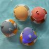 4Pcs Animals LED Light Up Bath Toy Swimming Water Soft Rubber Float Induction Luminous Penguin Dinosaur Fun
